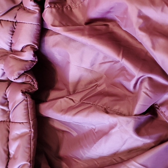 GUESS. DARK PURPLE/BLACK PUFFER Jacket. small P. Zipper closure, Zipper … - Picture 14 of 17